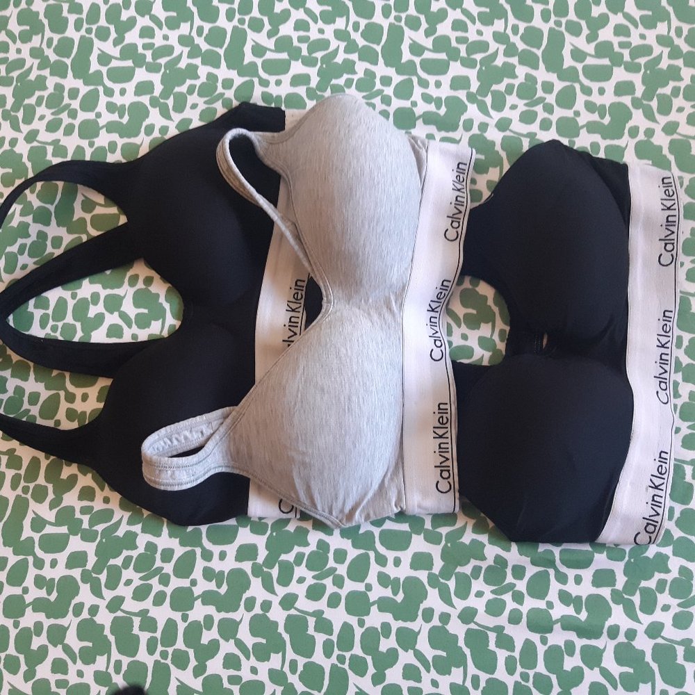 Calvin Klein padded bralettes